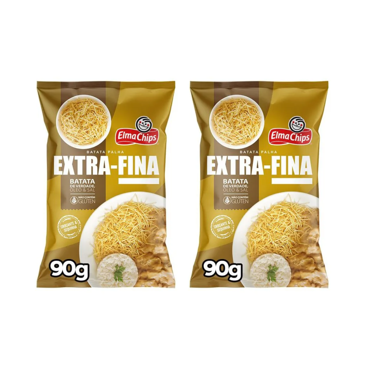 Elma Chips Extra Thin Straw Potato 2X90 180g